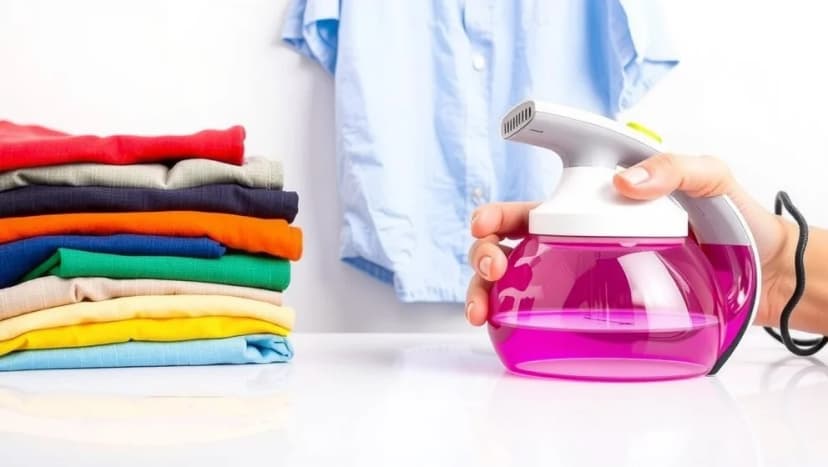 En steamer för kläder löser dina vecklor