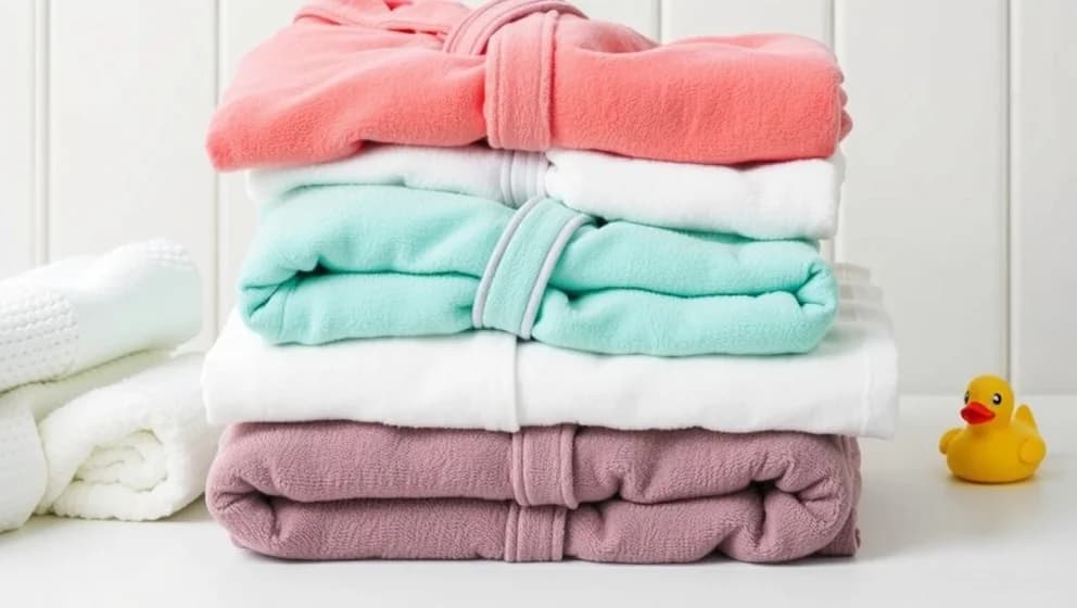 Frotte badrock barn för hela familjen