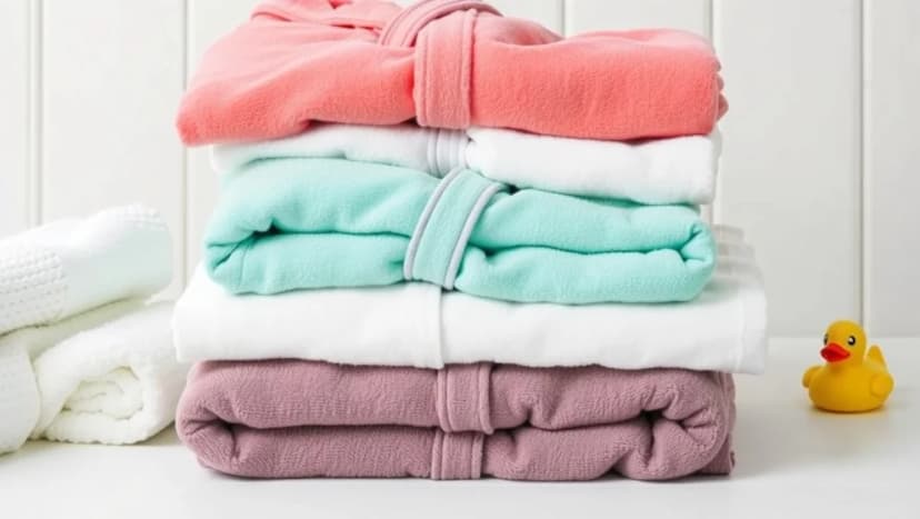 Frotte badrock barn för hela familjen