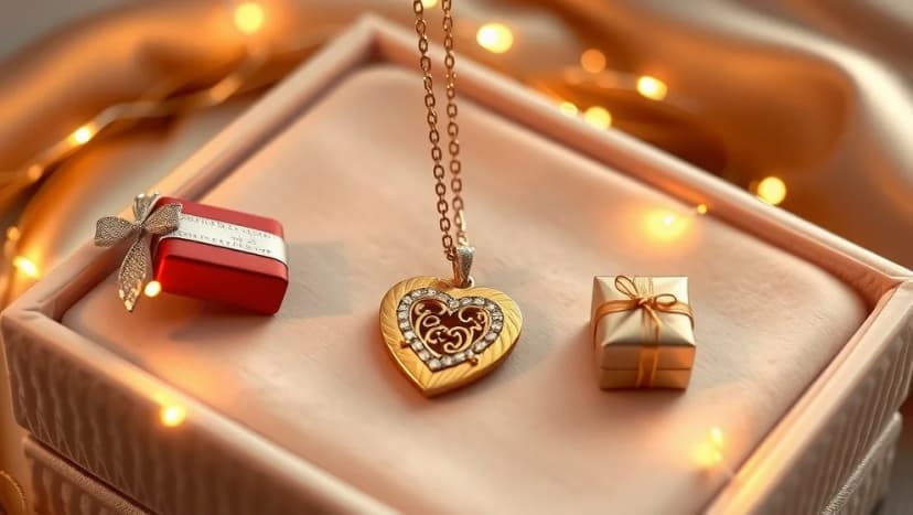 Guldiga halsband hjärta som du älskar