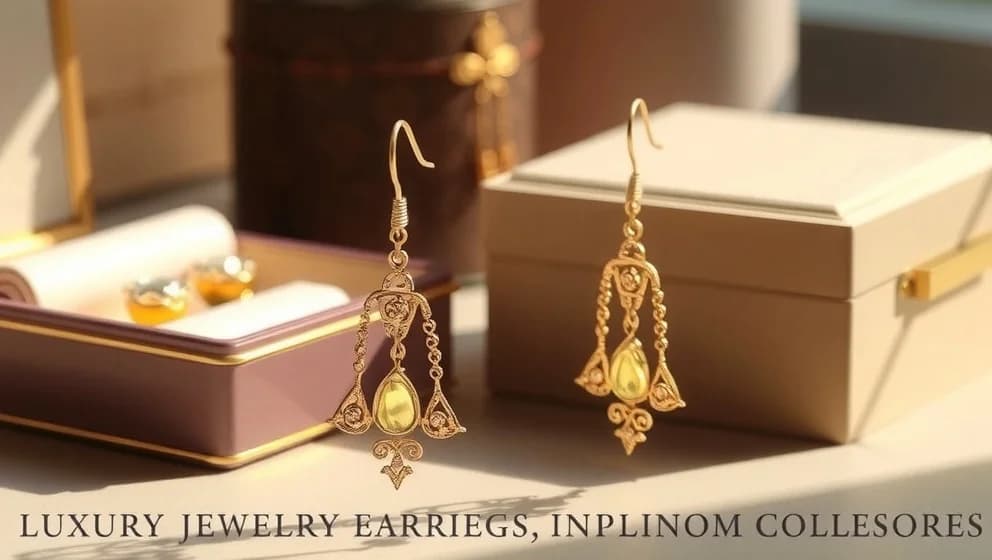 Hängande örhängen guld som passar dig