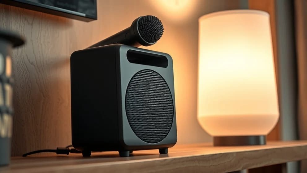 Högtalare med mikrofon för hemmet