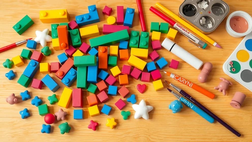 Kreativa leksaker för fem år gamla barn