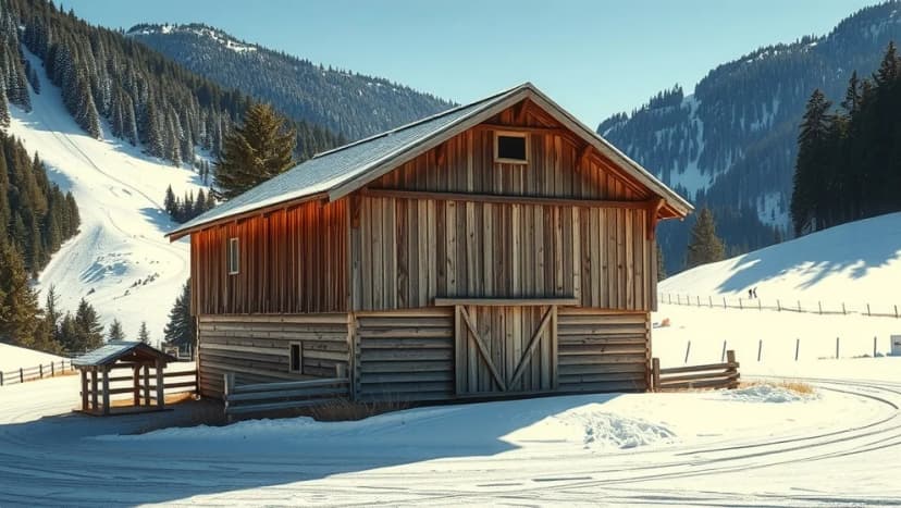 Martin Stenmarks gamla ladugård ännu i dag
