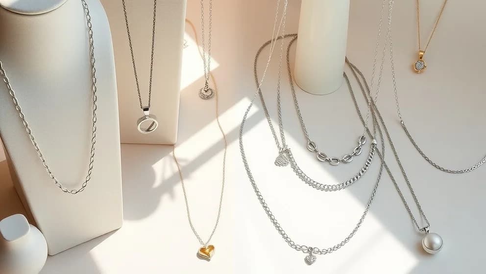 Silverhalsband dam som håller länge