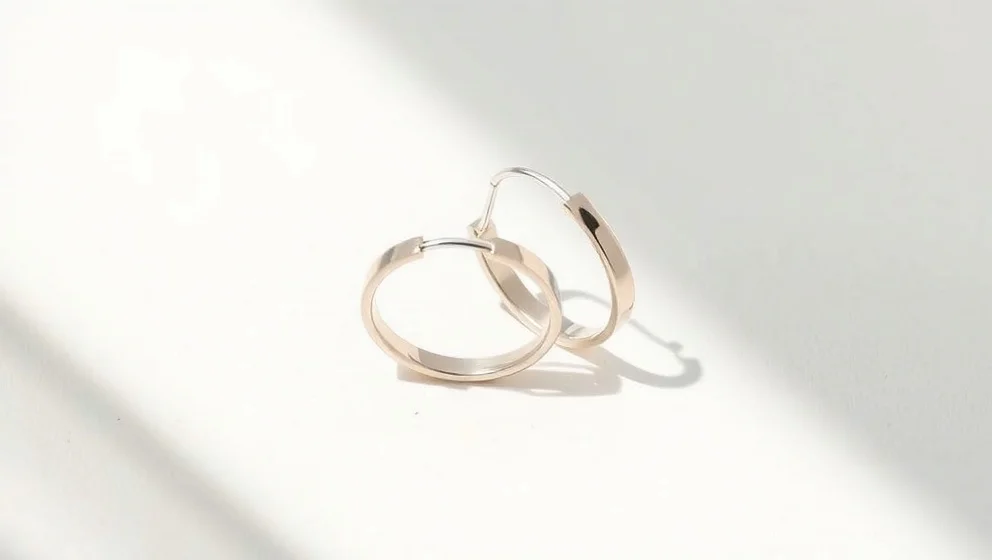 Vackra örhängen i silver från Edblad